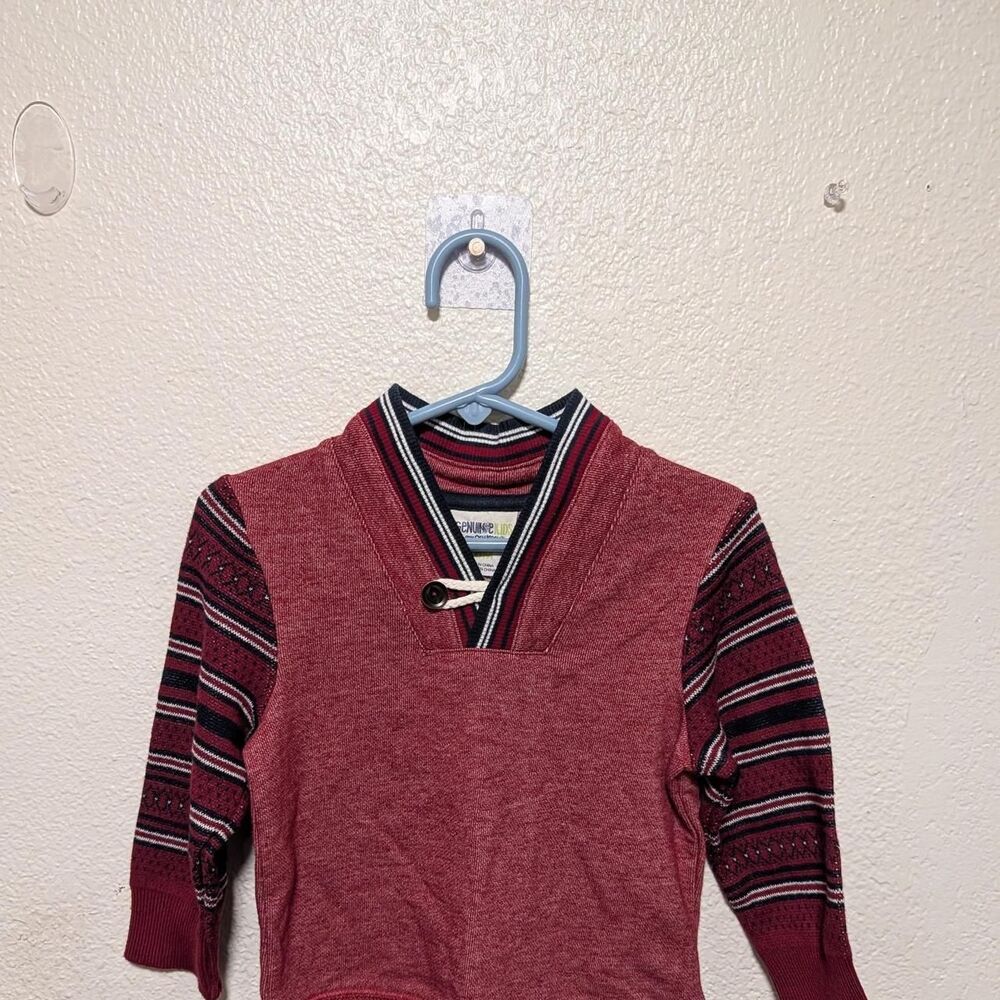 Oshkosh-b-gosh Red and Burgundy Jumper
